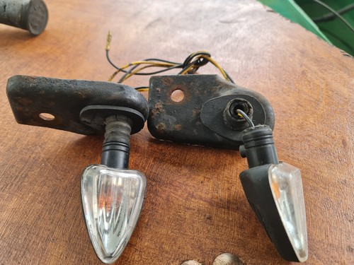 Motorcycle indicator brackets