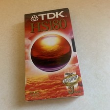 TDK VHS CASSETTE tape HS180