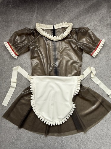 Latex rubber maid outfit size - latex,