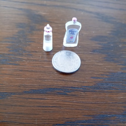 Dolls house miniature - miniature, baby 