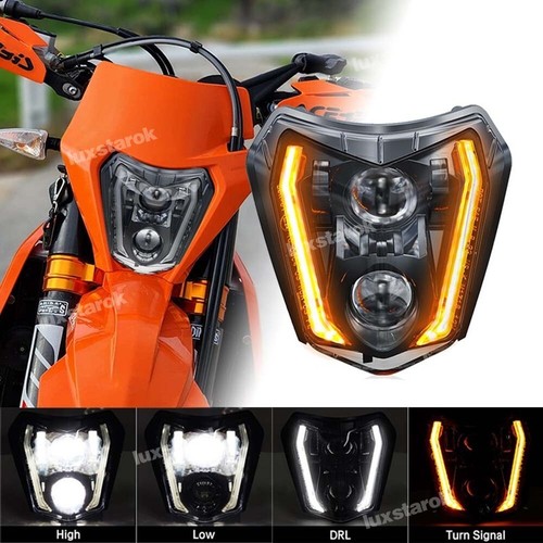 Led drl headlight fit ktm - led,