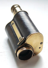 ANTIQUE MONOCULAR BRASS &