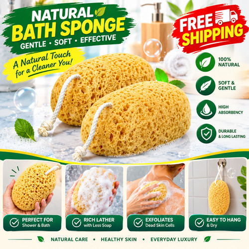 Large bath sponges soft - bath,