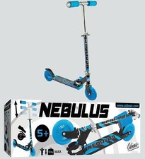 2 Wheels Ozbozz Nebulus Scooter Adjustable Height Ideal Gift For Kids Blue/Black