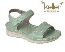DR KELLER WOMENS GREEN WIDE E