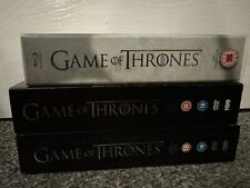 Game Of Thrones Seasons 1 2 DVD & Season 3 Blu-ray Region 2 Rated 18