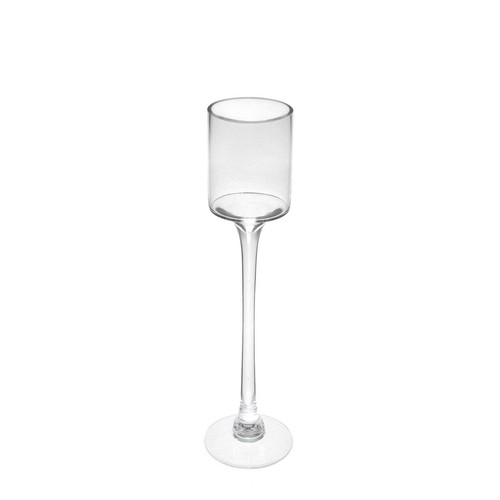 Clear tall stem candle - stem,
