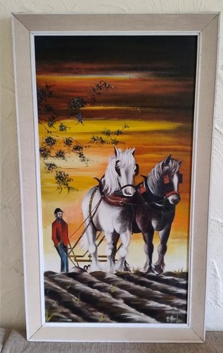 Vintage 1977 outsider folk art - 1977,