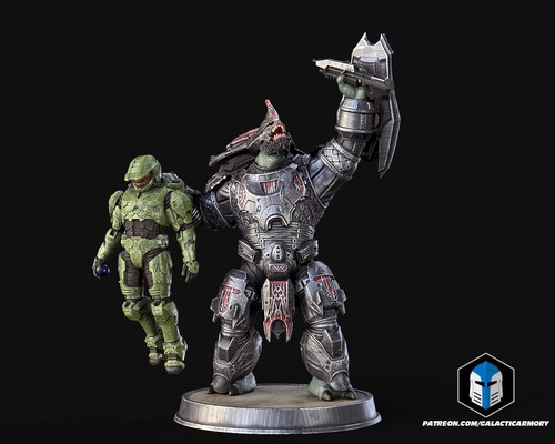 Halo brute miniatures - miniatures, 1:48