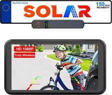 AUTO-VOX Solar Wireless Reversing Camera 5" 1080P Split Monitor 5000mAh Battery