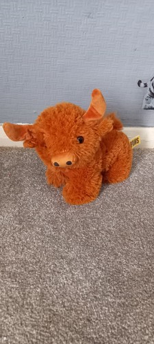 Highland cow plush teddy - cow,