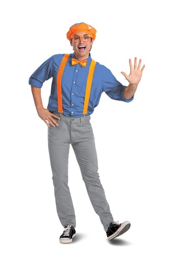 Adult blippi costume kit - adult,
