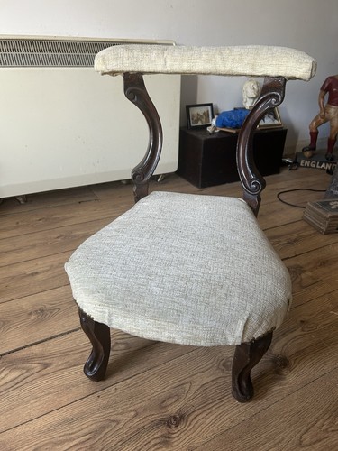 19th century cream upholstered - 19th,