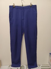 Acne Studios New Karma linen viscose womens purple Trousers   W34 leg 32 ex