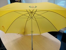 Agip F1 Golf Sized Umbrella/Brolly Yellow