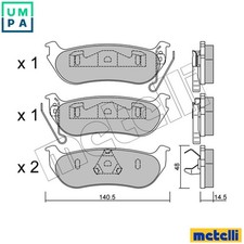 BRAKE PAD SET DISC BRAKE