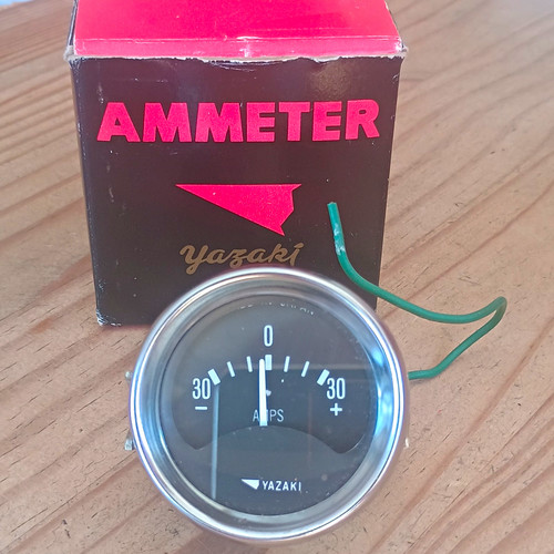 Yazaki 52mm ammeter gauge - yazaki,