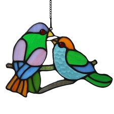2 Birds Acrylic Hanging Sun