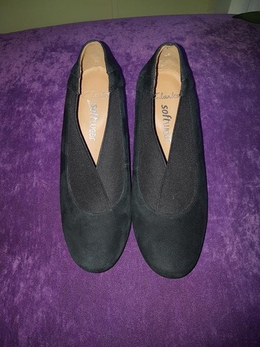 Ladies clarks heels black - heels,