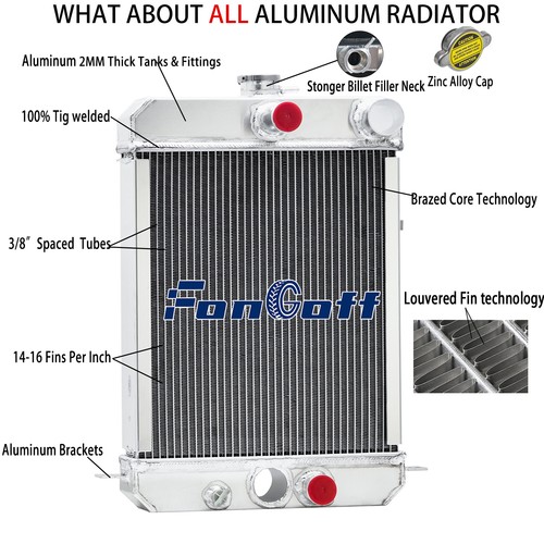 Rows tractor radiator - 4,