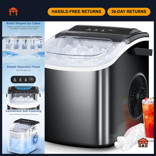 Portable ice maker - portable,