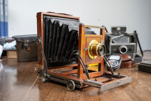 Antique mahogany brass - mahogany, &