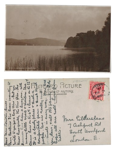 Vintage postcard windermere - -,