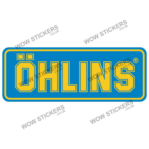 Ohlins motorbike stickers - motorbike,