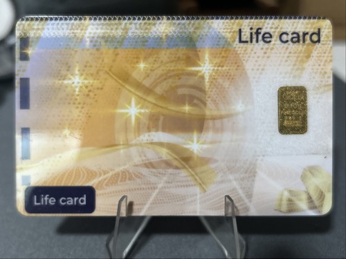10g 999 gold life - gold, card