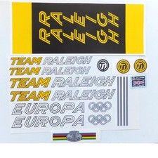 Raleigh Europa decal set