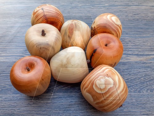Wooden fruit