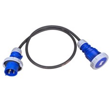 32Amp 3 Pin Extension Lead Waterproof Connectors 6mm²  240V IP67 HeavyDuty Cable