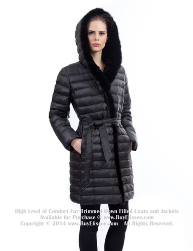 Goose down coat parka jacket - down,
