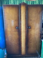 vintage wardrobe used walnut
