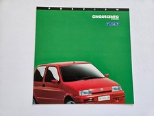 FIAT CINQUECENTO SPORTING LAUNCH SALES BROCHURE 1994 1995