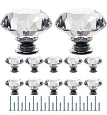 12 pieces Clear Crystal Glass
