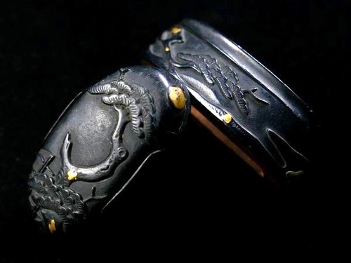 Shakudo moon tree garden - shakudo, fuchi