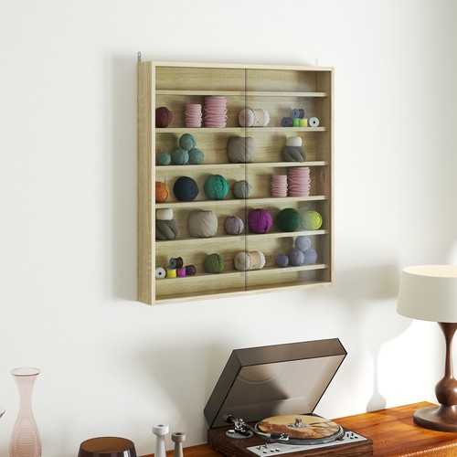 Six shelf display - six, cabinet
