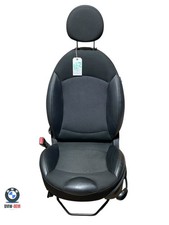 MINI COOPER R58 FRONT LEFT PASSENGER SIDE HALF LEATHER SEAT