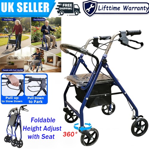 Foldable lightweight rollator - foldable,