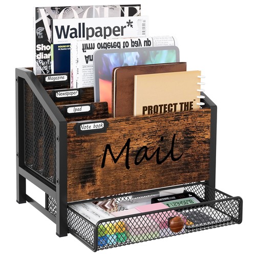 Black letter rack - black,
