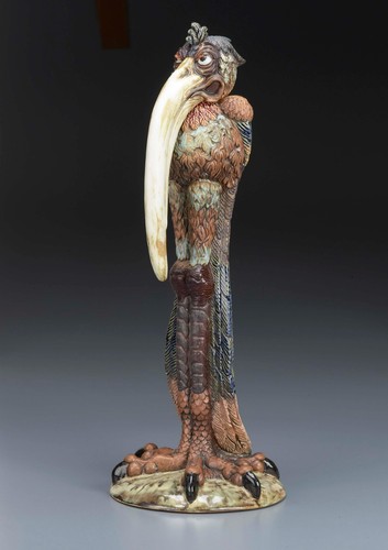 Burslem pottery grotesque bird - burslem,