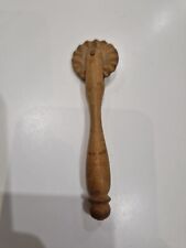 Vintage Small Wooden Pastry Wheel Cutter