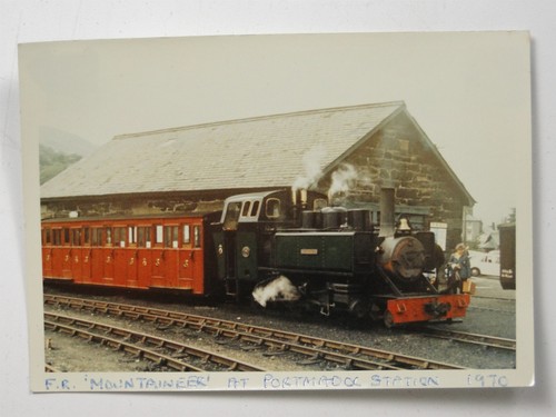 Ffestiniog railway steam train - railway,