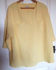 Damart ladies yellow top size