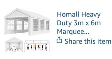 Homall Heavy Duty Gazebo
