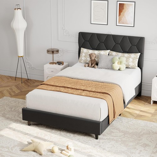 Twin size platform bed frame - twin,