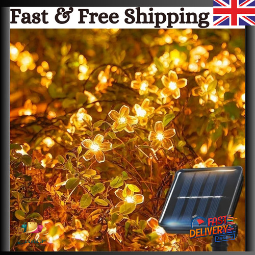 Solar garden flower string - flower,
