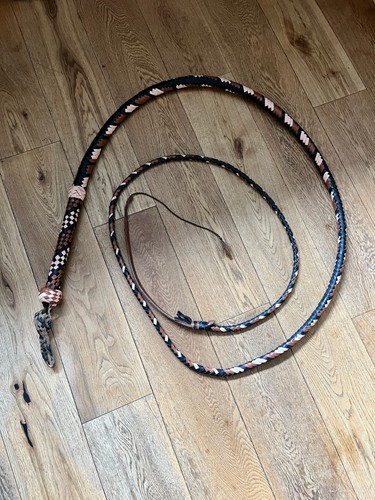 Leather bullwhip 12ft