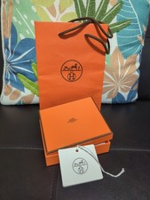 Hermes Gift Box With Card And Gift Bag